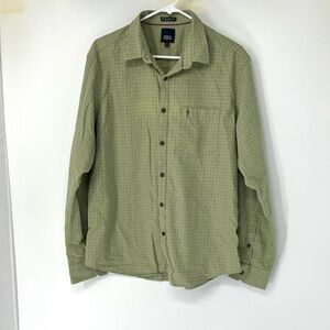 Indian terrain like new men’s large slim fit button down shirt